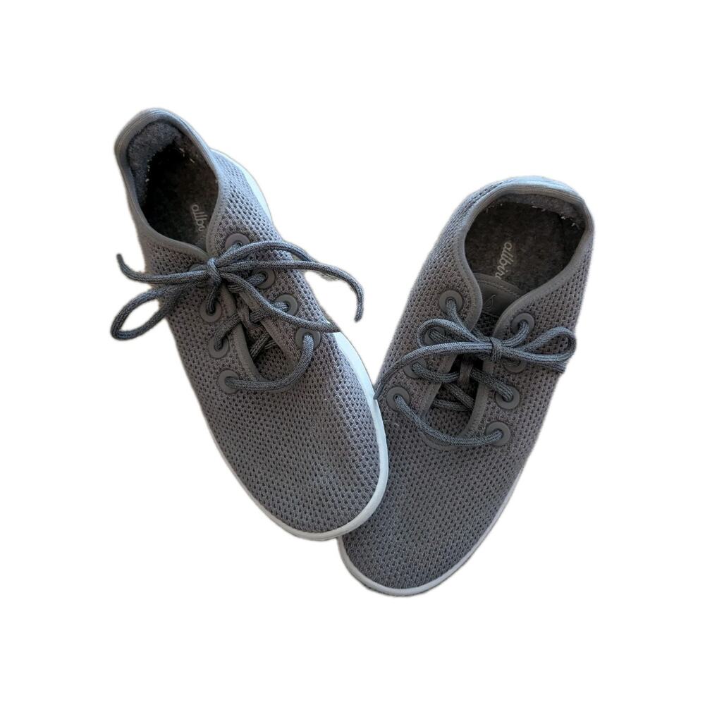 Allbirds Womens Wool Runner Gray Running Shoes Size 9